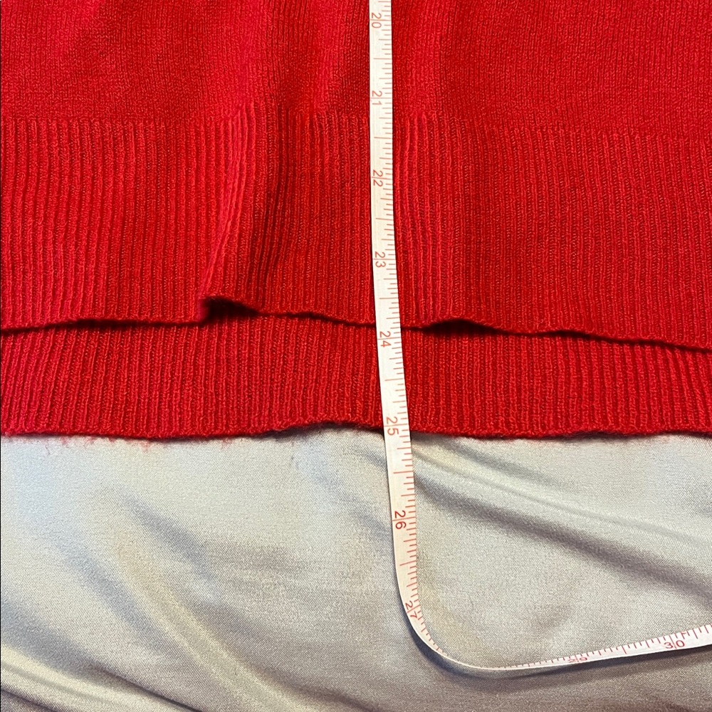 Laura Scott Vibrant Red Crew Neck Sweater - Picture 4 of 4